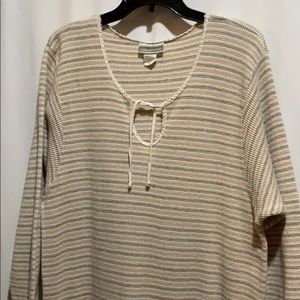 COLDWATER CREEK LOUNGE/ROBE THERMAL KNIT SZ XL